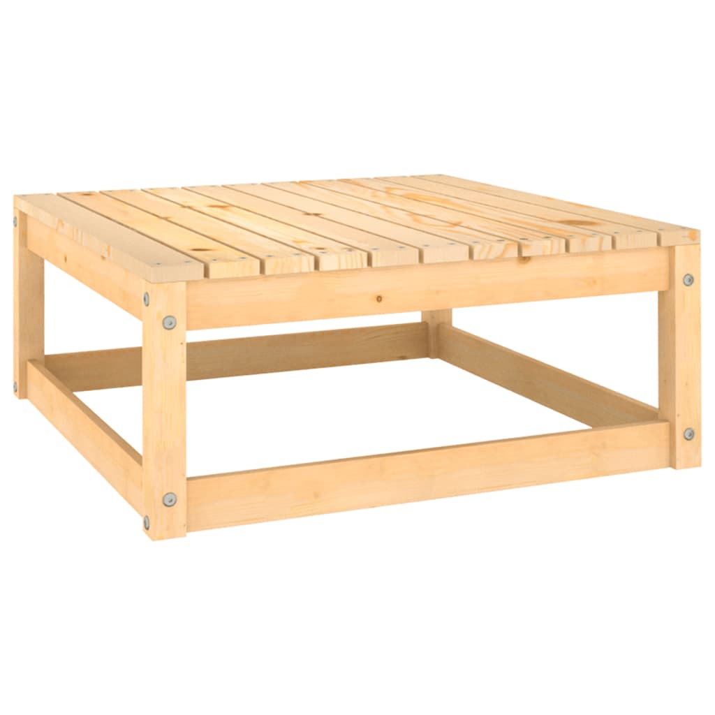NNEVL 10 Piece Garden Lounge Set Solid Pinewood