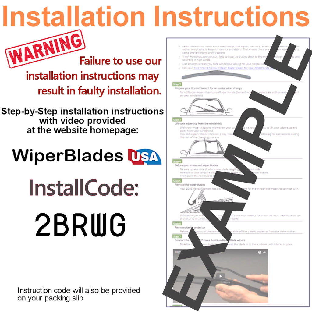 2011 Chevrolet Traverse Wiper Blades w/2yr Warranty (Set of 3) w/Rear Wipers