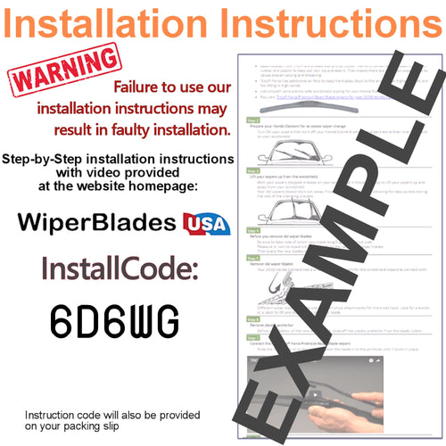 2011 Honda CR-Z Wiper Blades w/1yr Wear Warranty (Set of 3) w/Rear Wipers